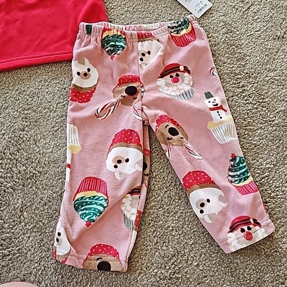 Carters Baby Girl Pajama Set Fleece 18 Months